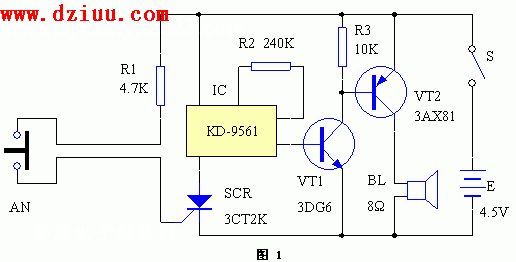 防盗红外线报警器工作原理