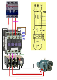 脚踏开关与接触器的接线方法